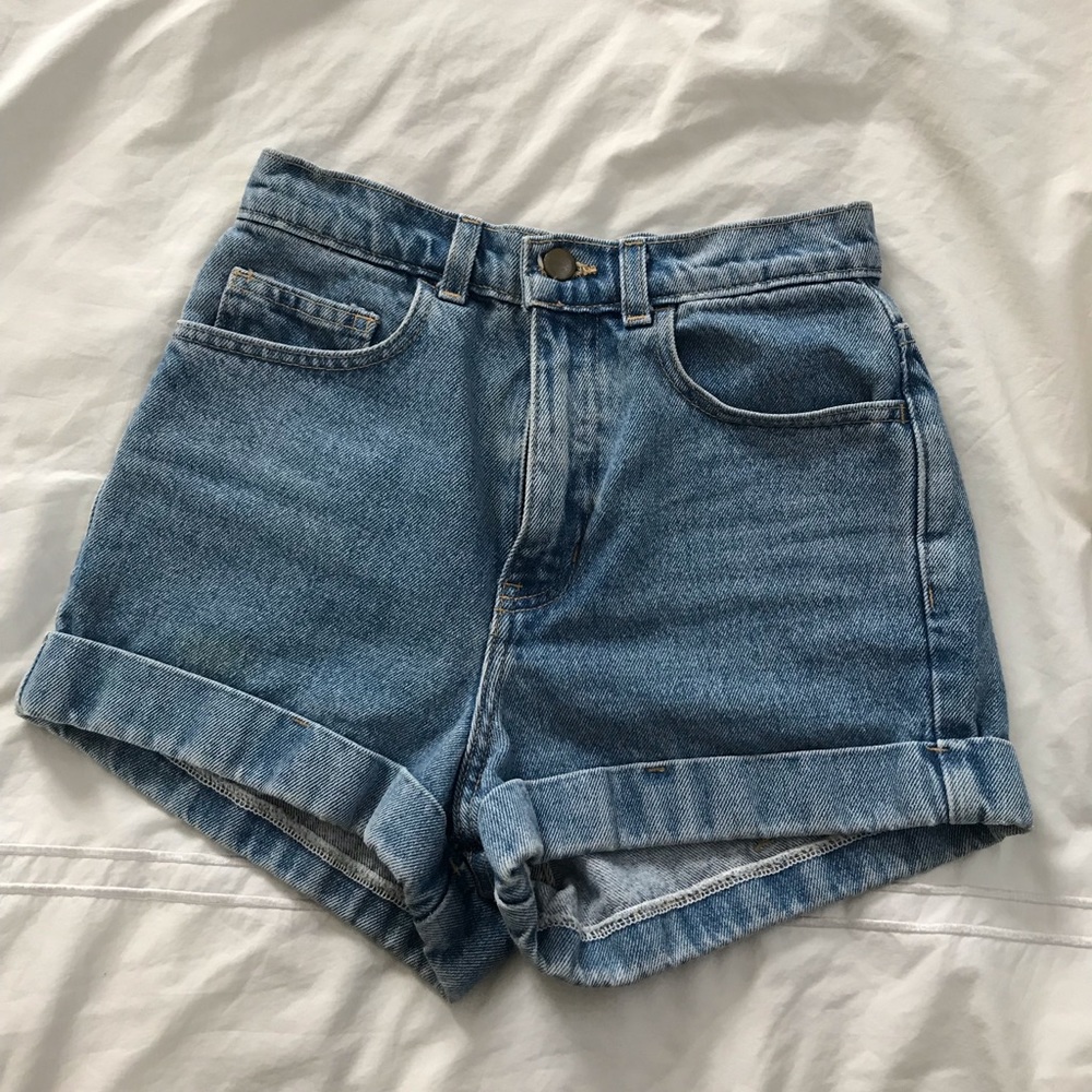 American Apparel cuffed shorts